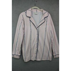 Soma Long Sleeve Sleepshirt-Size Medium-Button Up-Very Soft